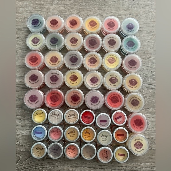 Scentsy Other - Scentsy Huge 50 Piece Lot Tester Wax Samples including a couple Disney scents